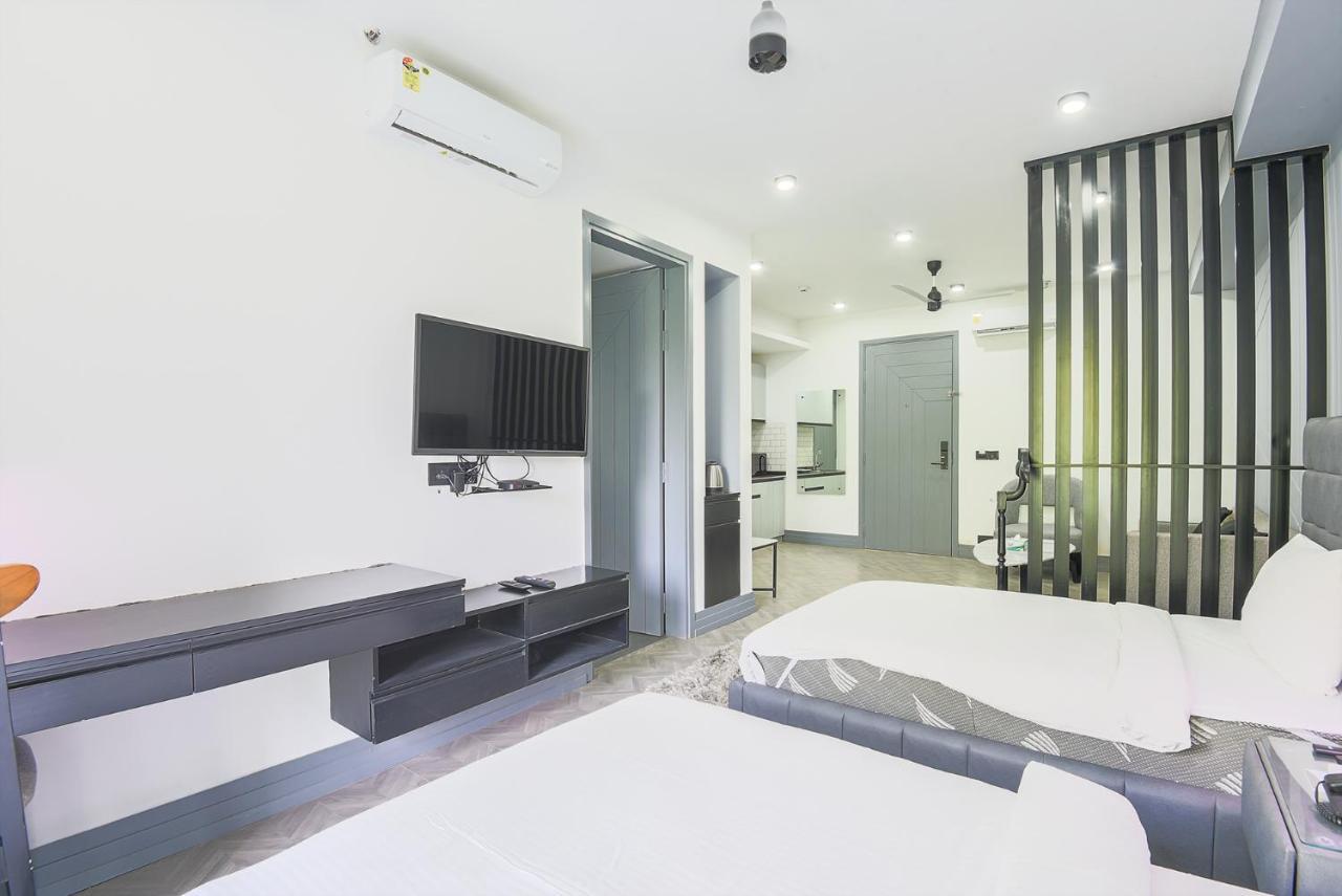 Bedchambers Serviced Apartments - Cyber City 古尔冈 外观 照片